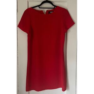 lulus Dress Women Size S Red Short Sleeve Sheath Short Dress